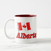 Tasse 2 Couleurs Drapeau du Canada - Alberta (Gauche)