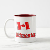 Tasse 2 Couleurs Drapeau du Canada - Edmonton (Gauche)