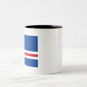 Tasse 2 Couleurs Drapeau du Cap-Vert (Centre)