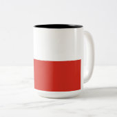 Tasse 2 Couleurs Drapeau du Chili (Devant droit)