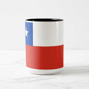 Tasse 2 Couleurs Drapeau du Chili