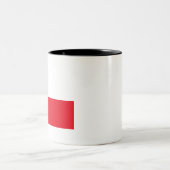 Tasse 2 Couleurs Drapeau du Chili (Centre)
