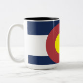 Tasse 2 Couleurs Drapeau du Colorado (Gauche)