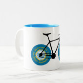 Tasse 2 Couleurs Drapeau du Dakota du Sud (Devant gauche)