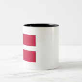 Tasse 2 Couleurs Drapeau du Danemark (Centre)