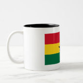 Tasse 2 Couleurs Drapeau du Ghana (Gauche)