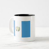 Tasse 2 Couleurs Drapeau du Guatemala (Devant gauche)