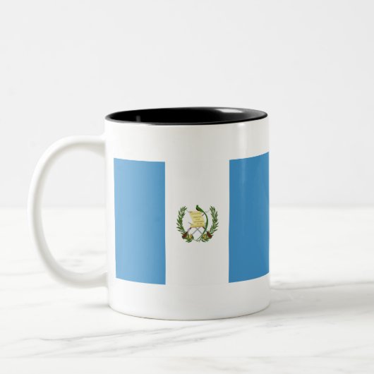 Tasse 2 Couleurs Drapeau du Guatemala (Gauche)