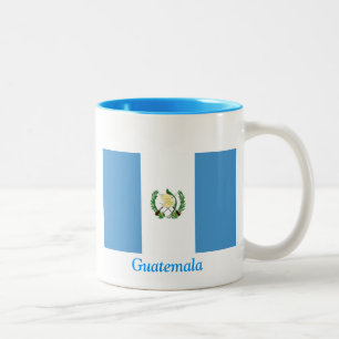 Tasse 2 Couleurs Drapeau du Guatemala