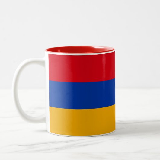 Tasse 2 Couleurs Drapeau du Haut-Karabakh (Gauche)