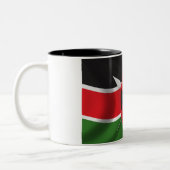 Tasse 2 Couleurs Drapeau du Kenya (Gauche)