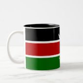 Tasse 2 Couleurs Drapeau du Kenya (Gauche)