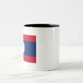Tasse 2 Couleurs Drapeau du Laos (Centre)