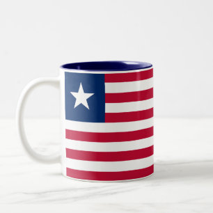 Tasse 2 Couleurs Drapeau du Libéria
