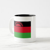 Tasse 2 Couleurs Drapeau du Malawi (Devant gauche)