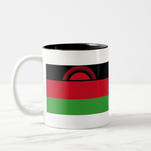 Tasse 2 Couleurs Drapeau du Malawi (Gauche)