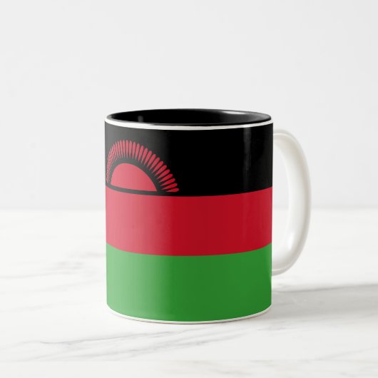 Tasse 2 Couleurs Drapeau du Malawi (Devant droit)