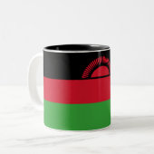 Tasse 2 Couleurs Drapeau du Malawi (Devant gauche)