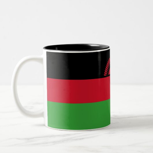 Tasse 2 Couleurs Drapeau du Malawi (Gauche)