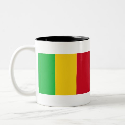 Tasse 2 Couleurs Drapeau du Mali (Gauche)