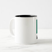 Tasse 2 Couleurs Drapeau du Mexique (Devant gauche)