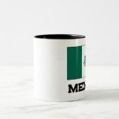 Tasse 2 Couleurs Drapeau du Mexique (Centre)