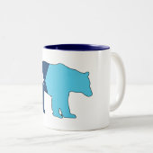 Tasse 2 Couleurs Drapeau du Minnesota ours (Devant droit)