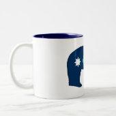 Tasse 2 Couleurs Drapeau du Minnesota ours (Gauche)