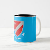 Tasse 2 Couleurs Drapeau du Molise (Italie) (Devant droit)