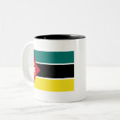 Tasse 2 Couleurs Drapeau du Mozambique (Devant gauche)