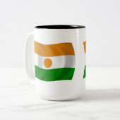 Tasse 2 Couleurs Drapeau du Niger (Devant gauche)