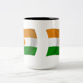 Tasse 2 Couleurs Drapeau du Niger (Centre)