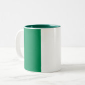Tasse 2 Couleurs Drapeau du Nigéria (Devant gauche)