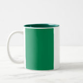 Tasse 2 Couleurs Drapeau du Nigéria (Gauche)