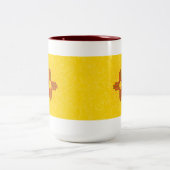 TASSE 2 COULEURS DRAPEAU DU NOUVEAU MEXIQUE (Centre)