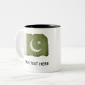 Tasse 2 Couleurs Drapeau du Pakistan (Devant gauche)