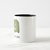 Tasse 2 Couleurs Drapeau du Pakistan (Centre)