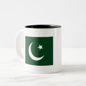 Tasse 2 Couleurs Drapeau du Pakistan (Devant gauche)