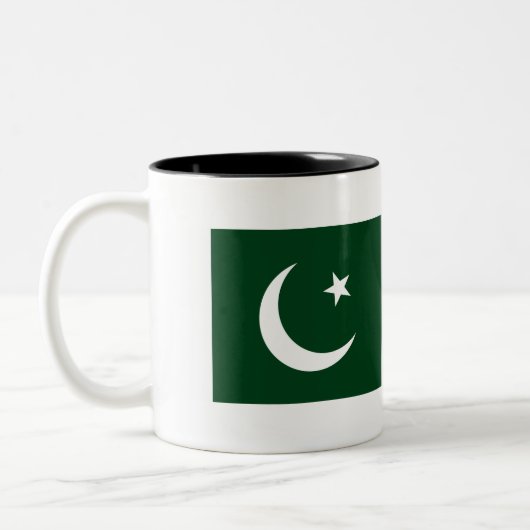 Tasse 2 Couleurs Drapeau du Pakistan (Gauche)