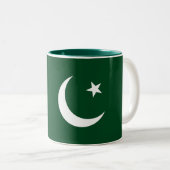 Tasse 2 Couleurs Drapeau du Pakistan (Devant droit)