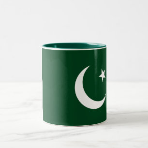 Tasse 2 Couleurs Drapeau du Pakistan