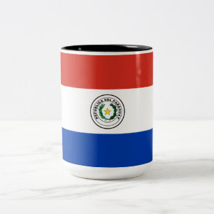 Tasse 2 Couleurs Drapeau du Paraguay