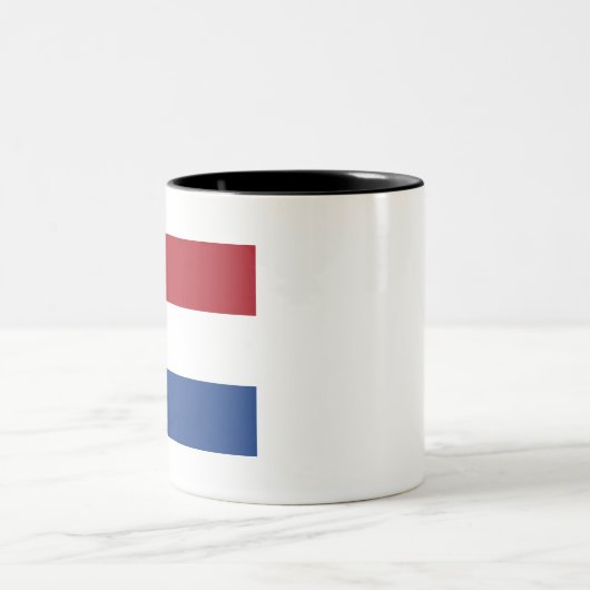 Tasse 2 Couleurs Drapeau du Pays-Bas (Centre)