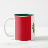 Tasse 2 Couleurs Drapeau du Pérou (Gauche)