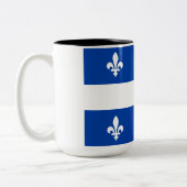 Tasse 2 Couleurs Drapeau du Québec (Gauche)