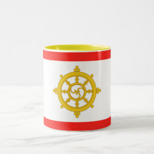 Tasse 2 Couleurs Drapeau du royaume de Sikkim