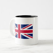 Tasse 2 Couleurs Drapeau du Royaume-Uni (Devant gauche)