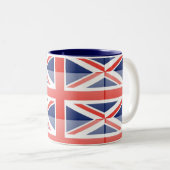 Tasse 2 Couleurs Drapeau du Royaume-Uni (Devant droit)