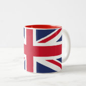 Tasse 2 Couleurs Drapeau du Royaume-Uni (Devant droit)