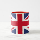 Tasse 2 Couleurs Drapeau du Royaume-Uni (Centre)
